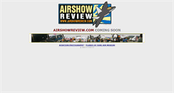 Desktop Screenshot of airshowreview.com