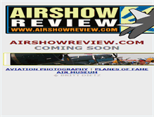 Tablet Screenshot of airshowreview.com